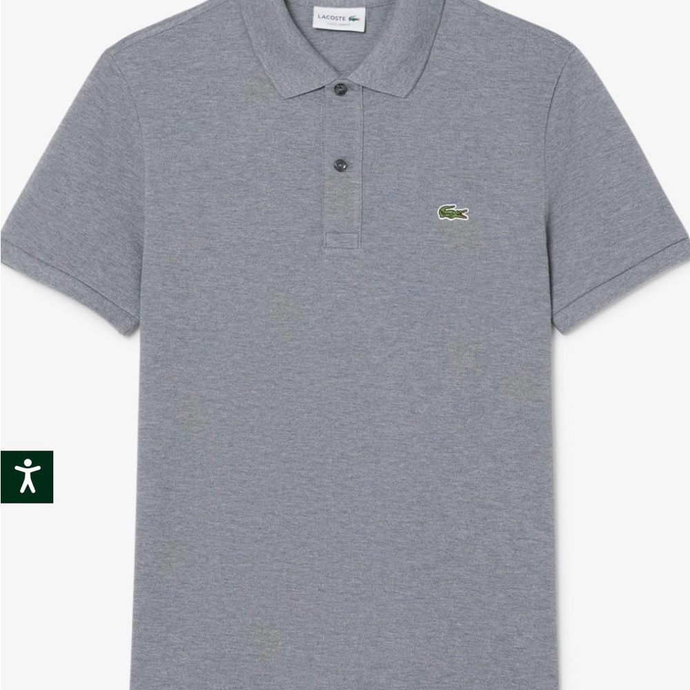 Lacoste Polo Shirt
Grey Men's Slim Fit Piqué Polo - Picture 4 of 10